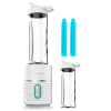 Imagen 2 Batidora de smoothies Cecotec Power Titanium 500 EasyGo con 500 W, 4 cuchillas de titanio negro y vaso portátil de 600 ml para batidos rápidos y sanos.