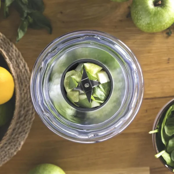Imagen 5 Batidora de smoothies Cecotec Power Titanium 500 EasyGo con 500 W, 4 cuchillas de titanio negro y vaso portátil de 600 ml para batidos rápidos y sanos.