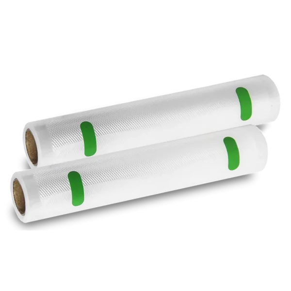 Pack de 2 rollos gofrados 20x600 cm Cecotec para envasadora al vacío y cocina a baja temperatura