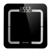 Báscula de baño digital inteligente Cecotec Surface Precision 9500 Smart Healthy de cristal templado negro