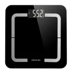 Báscula de baño digital inteligente Cecotec Surface Precision 9500 Smart Healthy de cristal templado negro