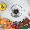 Imagen 4 Batidora de vaso Power Black Titanium 1800 de 1800 W con jarra termorresistente de 2,1 L y cuchillas de titanio negro para batidos y picar hielo perfectos.