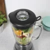 Imagen 7 Batidora de vaso Power Black Titanium 1800 de 1800 W con jarra termorresistente de 2,1 L y cuchillas de titanio negro para batidos y picar hielo perfectos.