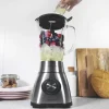 Imagen 8 Batidora de vaso Power Black Titanium 1800 de 1800 W con jarra termorresistente de 2,1 L y cuchillas de titanio negro para batidos y picar hielo perfectos.