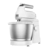 Imagen 2 Batidora de varillas Cecotec PowerTwist 500 Steel con 500 W, bol autogiratorio de 3,5 L, 5 velocidades y función Turbo para repostería y mezclas perfectas.