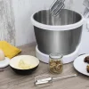 Imagen 4 Batidora de varillas Cecotec PowerTwist 500 Steel con 500 W, bol autogiratorio de 3,5 L, 5 velocidades y función Turbo para repostería y mezclas perfectas.