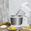 Imagen 5 Batidora de varillas Cecotec PowerTwist 500 Steel con 500 W, bol autogiratorio de 3,5 L, 5 velocidades y función Turbo para repostería y mezclas perfectas.