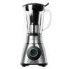Imagen 2 Batidora de vaso de 1300 W con cuchilla de 6 hojas de titanio negro y 1,8 L de capacidad. Incluye filtro para licuados y jarra de cristal termorresistente.