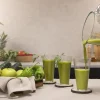 Imagen 6 Batidora de vaso de 1300 W con cuchilla de 6 hojas de titanio negro y 1,8 L de capacidad. Incluye filtro para licuados y jarra de cristal termorresistente.