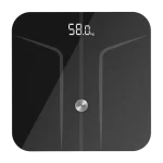 Vista superior de la báscula de baño inteligente Cecotec Surface Precision 9750 Smart Healthy de vidrio templado