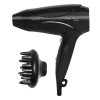 Secador de pelo iónico Bamba IoniCare 5450 Power&Go Pro Fire en color negro con detalles en bronce y accesorios