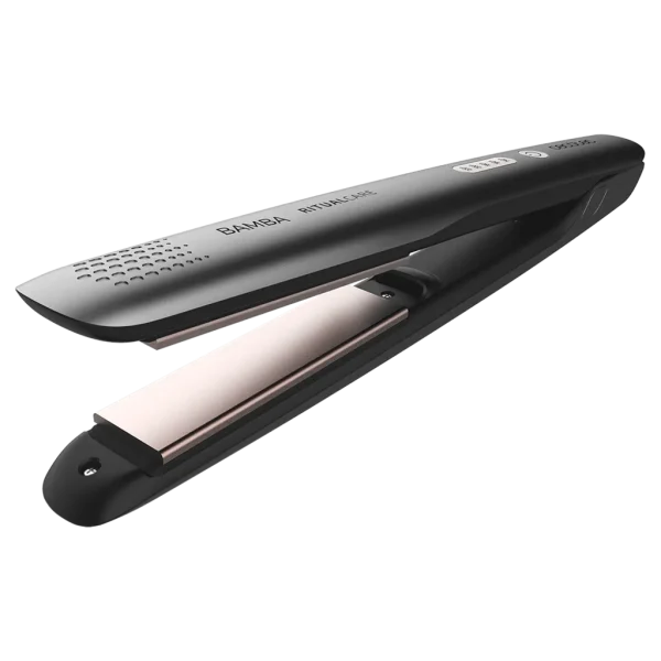Plancha de pelo Bamba Ritualcare 890 Titanium con placas de titanio y protector de silicona