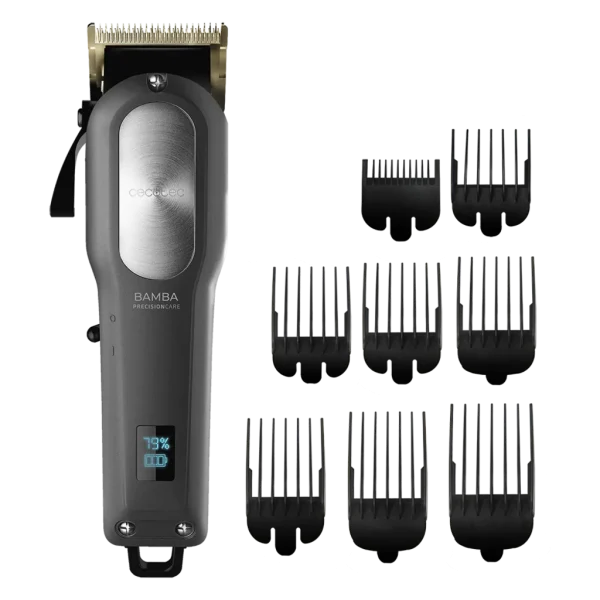 Cortapelos Bamba PrecisionCare Pro Clipper Titanium Go con accesorios y cuchillas de acero inoxidable de alta precisión
