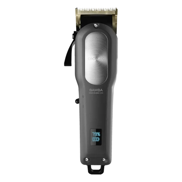 Imagen 2 Cortapelos Bamba PrecisionCare Proclipper Titanium Go con cuchillas de acero inoxidable, batería de litio de 120 min de autonomía y 8 peines guía profesionales.