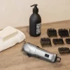 Imagen 4 Cortapelos Bamba PrecisionCare Proclipper Titanium Go con cuchillas de acero inoxidable, batería de litio de 120 min de autonomía y 8 peines guía profesionales.