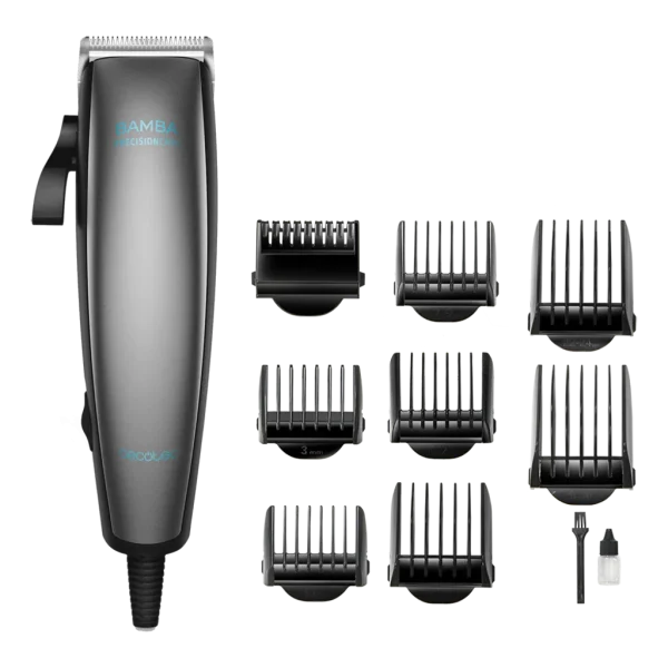 Cortapelos profesional Cecotec Bamba PrecisionCare Power Blade Titanium con cuchillas de titanio y peines guía