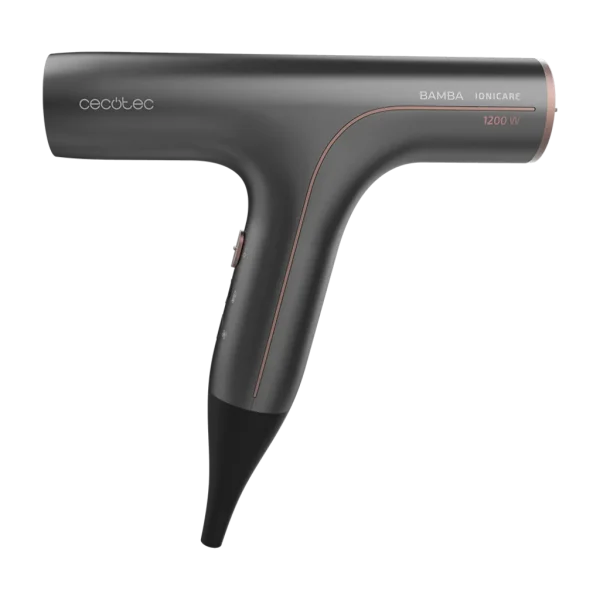 Imagen 2 Secador de pelo iónico Cecotec Bamba Ionicare 6000 RockStar Soft con motor digital de 1200W, función autolimpieza, silencioso y tecnología Extreme Protect.