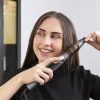 Imagen 5 Plancha de pelo Bamba RitualCare 1000 Titanium 2in1 de Cecotec con placas de titanio, selector táctil y temperatura ajustable de 140 ºC a 220 ºC.