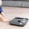 Imagen 6 Báscula de baño Cecotec EcoPower sin pilas, con función de bioimpedancia y sensores de precisión. Superficie de vidrio templado negro de alta seguridad.