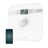Imagen 3 Báscula de baño Cecotec EcoPower 10200 Smart Healthy White sin pilas. Conexión App, vidrio templado y sensores de alta precisión para un control exacto.
