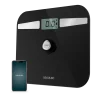 Imagen 3 Báscula de baño Cecotec Surface Precision EcoPower 10200 Smart Healthy Black sin pilas. Vidrio templado, alta precisión y conexión APP para control de peso.
