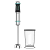 Batidora de mano Cecotec Power TitanBlack 1200 XL con cuchillas de titanio negro y vaso medidor de 800 ml