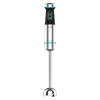 Imagen 2 Batidora de mano Cecotec Power TitanBlack 1200 XL de 1200 W con tecnología CrossBlades de 4 hojas, pie extralargo, campana antisalpicaduras y vaso de 800 ml.