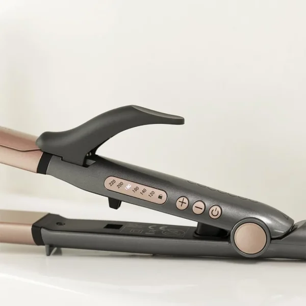 Imagen 8 Plancha de pelo Bamba RitualCare 1000 Ceramic 2in1 de 82 W con revestimiento de queratina y aceite de argán. Calentamiento rápido y diseño para alisar y rizar.
