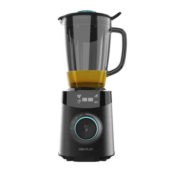 Imagen 3 Batidora de vaso Power Black Titanium 1800 Advance de 1800 W con cuchilla de 8 hojas de titanio negro y jarra de vidrio termorresistente de 1,8 litros.