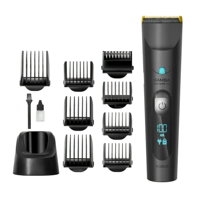 Cortapelos Bamba PrecisionCare Wet&Dry de Cecotec con cuchillas de titanio y accesorios