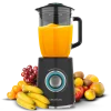Batidora de vaso Cecotec Power Black Titanium 2000MAX Mix Go con jarra de cristal, cuchillas de titanio y accesorio vaso sport