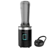 Imagen 2 Batidora de smoothies compacta con 300 W, cuchillas de titanio negro y vaso portátil de 570 ml. Ideal para batidos saludables y fáciles de transportar a diario.
