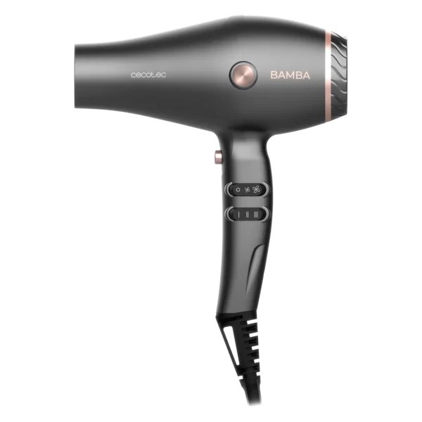 Imagen 2 Secador Cecotec Bamba IoniCare Harmony de 2600 W con motor AC, tecnología de iones reales y difusor. Logra un cabello brillante, sin encrespamiento y profesional.