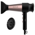 Secador de pelo digital Cecotec Bamba IoniCare RockStar Retro color azul con boquilla concentradora magnética