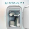 Imagen 7 Conserva tus cosméticos con la Bamba CoolingBeauty 6000 Mirror Rose. Nevera de 6L con espejo LED táctil y funciones de frío y calor para el cuidado facial.