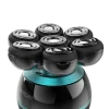 Imagen 3 Afeitadora de cabeza Cecotec Bamba PrecisionCare Skull Shaver con 7 cuchillas flotantes, pantalla digital y base de carga para un afeitado apurado.