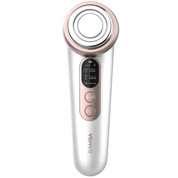 Masajeador facial Bamba FaceCare LightSonic de Cecotec con cabezal de fototerapia y pantalla LCD