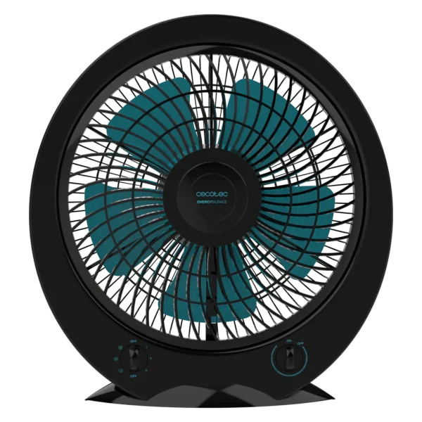 Imagen 2 Ventilador de suelo EnergySilence 4500 Power Box Black de 45 W y 12 pulgadas. Silencioso, con 3 velocidades y temporizador ajustable para un máximo confort.