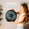 Imagen 5 Ventilador de suelo EnergySilence 4500 Power Box Black de 45 W y 12 pulgadas. Silencioso, con 3 velocidades y temporizador ajustable para un máximo confort.