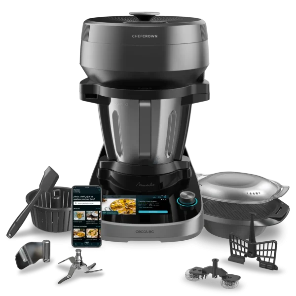 Imagen 2 Robot de cocina Mambo CooKing Victory con dispensador automático. Incluye jarra Victory de 5L, 45 funciones y miles de recetas guiadas paso a paso.