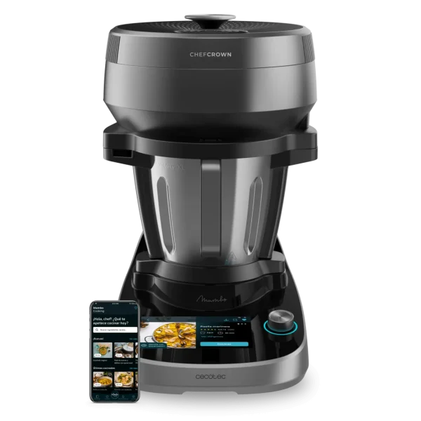 Imagen 4 Robot de cocina Mambo CooKing Victory con dispensador automático. Incluye jarra Victory de 5L, 45 funciones y miles de recetas guiadas paso a paso.