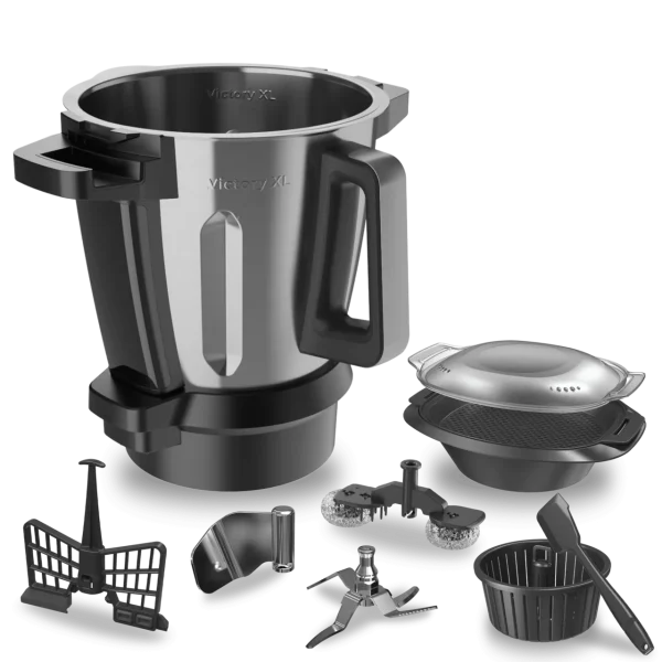 Imagen 7 Robot de cocina Mambo CooKing Victory con dispensador automático. Incluye jarra Victory de 5L, 45 funciones y miles de recetas guiadas paso a paso.