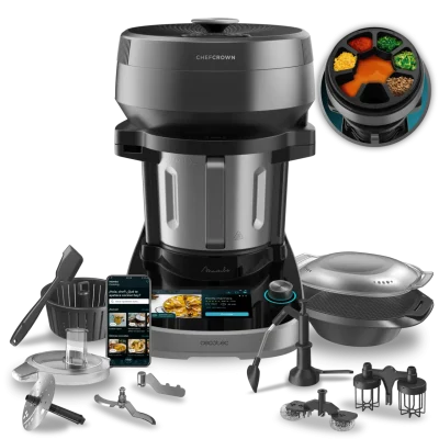 Robot de cocina Mambo CooKing Unique con dispensador automático y jarra cerámica