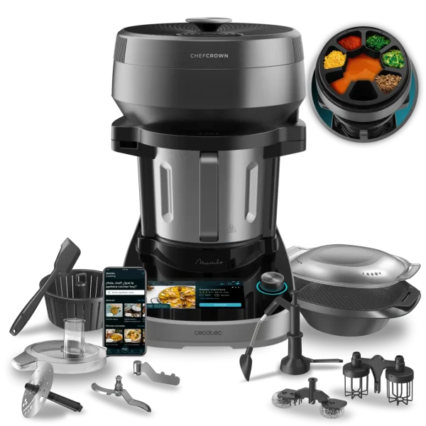 Robot de cocina Mambo CooKing Unique con dispensador automático y jarra cerámica
