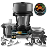 Robot de cocina Cecotec Mambo CooKing TotalGourmet con dispensador de alimentos, jarra Unique y accesorios