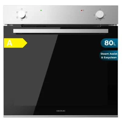 Horno convencional integrable Cecotec Bolero Hexa C126400 Line A de 80 litros y acabado en acero inoxidable