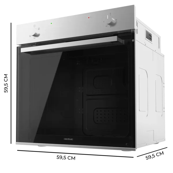 Imagen 3 Horno integrable Cecotec Bolero Hexa C126400 Line A con 80L de capacidad, 5 funciones y 2800W de potencia. Máxima eficiencia energética clase A para tu cocina.