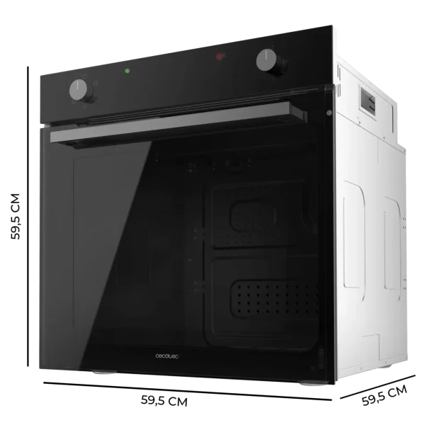 Imagen 3 Horno convencional Cecotec Bolero Hexa C126400 de 80 litros, 5 funciones, 2800W y clasificación energética A. Ideal para cocciones uniformes y eficientes.