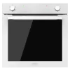 Imagen 2 Horno integrable Cecotec Bolero Hexa C126400 Glass White de 80L, 2800W y clase energética A. Diseño elegante en cristal blanco con 5 funciones de cocción.