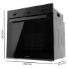 Imagen 3 Horno multifunción Bolero Hexa M236000 Dark Inox de 70L, clase A y 2800W. Incluye tecnología Steam Assist, Steam EasyClean y triple cristal para mayor seguridad.